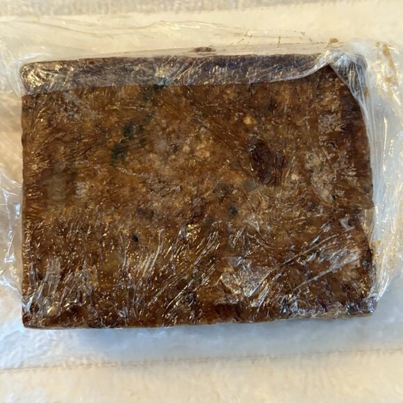 Raw African Black Soap Bar 4.4 oz. 100% Pure Natural Organic Shea Butter - Picture 4 of 4